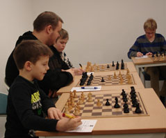 Vincent 8 år var yngst på plan