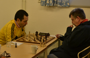 Bord 1: Anders Eriksson spelade remi mot GM Evgenij Agrest